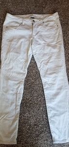 American Eagle white skinny jeans
